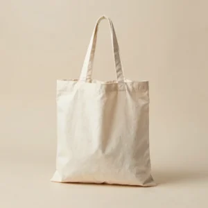 Gusseted Cotton Shopper